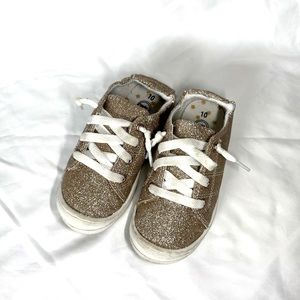 Kids Wonder Nation memory foam glitter shoes. Toddler 10.